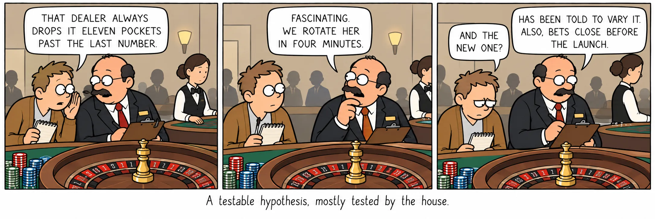 En etterprøvbar hypotese, for det meste etterprøvd av huset.